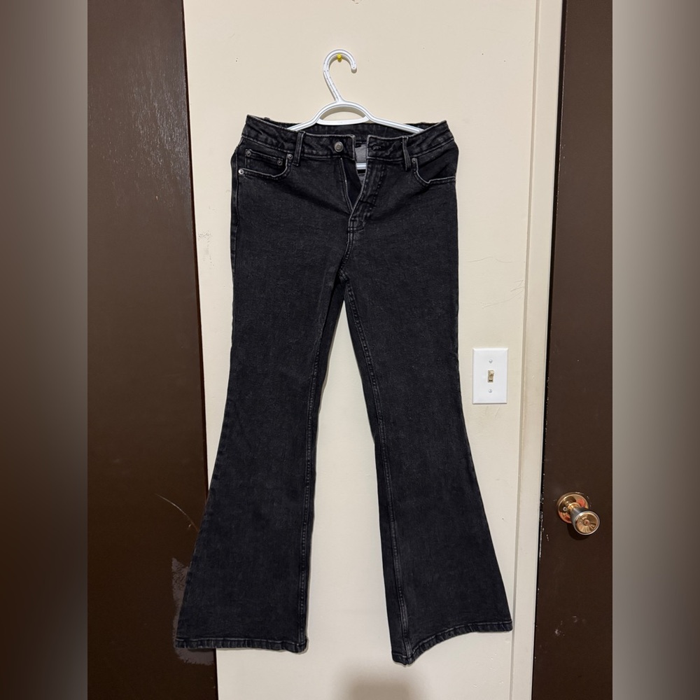 Black flared jeans. Size US 9 but fits more like 6